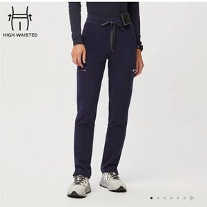 FIGS yola navy straight leg scrub pants bottoms
